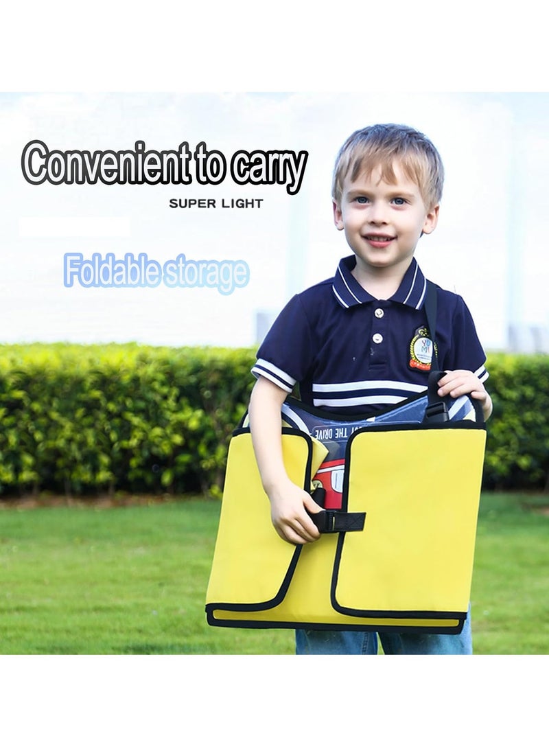 Kids Car Travel Tray - Kids Travel Car Seat Tray with Loading Straps, Toddler Car Seat Activity Tray, Kids Lap Tray for Cars and Planes (Little Lion) - Image 5